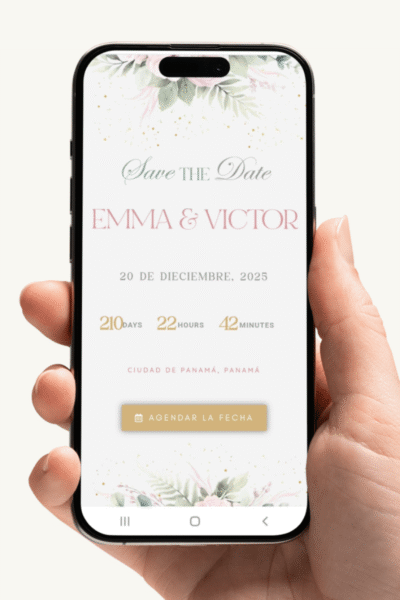 Save the Date Serena Ternura
